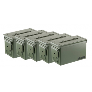 BLACKHAWK .50 CAL METAL AMMO CAN GREEN 5 PACK