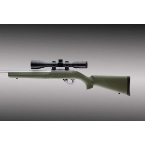 Ruger 10-22 Rubber OverMolded Stock with .920 Diameter Barrel Channel OD Green