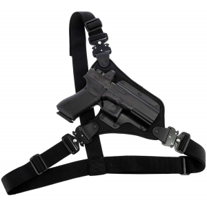 Galco HR166B High Ready Chest Holster Fits Chest Up To 58 Black Kydex/Nylon Fits Ruger .357 Blackhawk 5.50 Right Hand