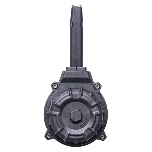 ProMag DRMA11 Glock Compatible 9mm Luger fits G17, 19 50rd Black Polymer Drum