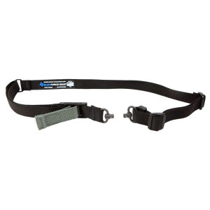 Blue Force Gear VCAS2TO1RED125AABK Vickers 221 Sling with RED Swivel 1.25 W One-Two Point Black Cordura Nylon