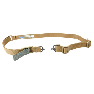 Blue Force Gear VCAS2TO1RED125AACB Vickers 221 Sling with RED Swivel 1.25 W One-Two Point Coyote Tan Cordura Nylon