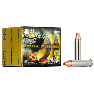 Federal P460XB1 Premium  460 S&W Mag 275 gr Barnes Expander BRX 20 Bx/ 10 Cs