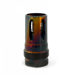 Rearden MFG R2S 1/2x28 Flash Hider .375 Bore Rainbow PVD Muzzle Device
