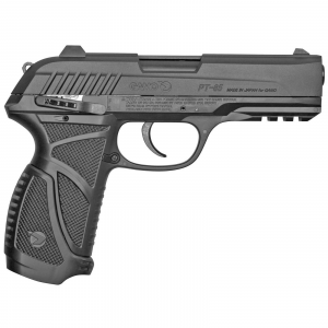 Gamo 611138254 PT-85 Blowback  CO2 177 Pellet Pistol 16rd Black Frame Black Textured Polymer Grip