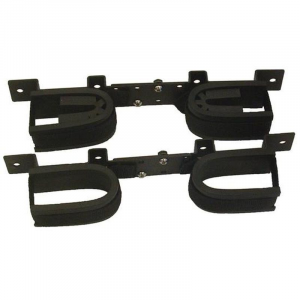 Rugged Gear 10075 Gun Rack Overhead Black Steel