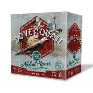 Nobel/Eurosports LLC ANSF126 Dove & Quail  12Gauge 2.75 1 1/8oz 6Shot 250rds/Box