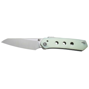 Civivi Knives C22036-2 Vision FG  3.54 Folding Tanto Plain Satin Nitro-V Steel Blade, Natural G10 Handle