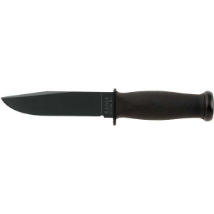 Ka-Bar 2221 Mark I  5.13 Drop Point Plain 1095 Cro-Van Black Kraton G Handle Fixed