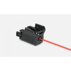 LaserMax SPSR Spartan  Red Laser 5mW Any w/1 Rail  & UP 650 nm Wavelength Black