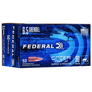 Federal AE65GDL90VP American Eagle Varmint & Predator 6.5 Grendel 90 gr Jacketed Hollow Point (JHP) 50 Box