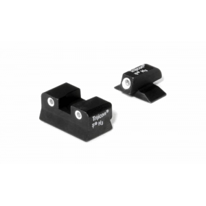 Trijicon 600049 Bright and Tough Night Sights Beretta 92A1/96A1 Tritium Green w/White Outline Black