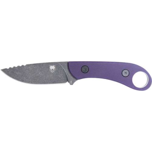 COBRATEC D2 SKINNER 3.75 FULL TANG PURPLE G10 W/KYDEX SHEATH