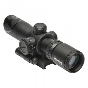 Firefield FF13062 Barrage  1.5-5x 32mm Obj 42-14.7 ft @ 100 yds FOV Black Matte Finish Illuminated Red/Green Mil-Dot (SFP)