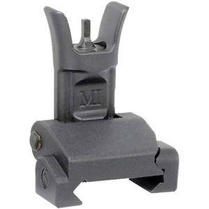 Midwest Industries MICRSF Combat Rifle Front Sight AR-15, M4, M16 Black Hardcoat Anodized Flip Up Steel/Aluminum