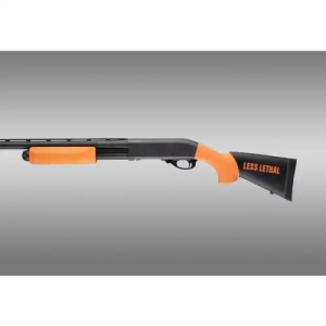HOGUE LESS LETHAL ORANGE STOCK AND FOREND REMINGTON 870 12GA 12IN LOP