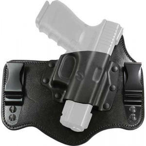 Galco KT600B KingTuk Deluxe Black Kydex Holster w/Leather Backing IWB fits Glock 42, 43 Right Hand