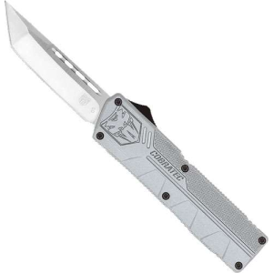 Cobratec Knives COBRATEC LIGHTWEIGHT OTF GREY 3.25 TANTO - $38.74 at BattleHawk Armory