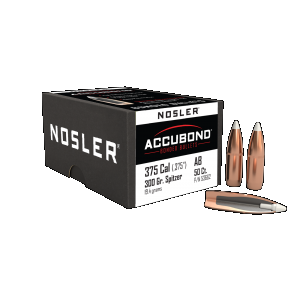 NOSLER 375 CALIBER 300GR ACCUBOND 50CT BULLETS