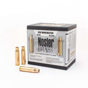 Nosler 10225   308 Win Rifle Brass 50 Per Box
