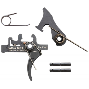 Larue Tactical LTMBT2S MBT-2S  Black Two-Stage Curved Fits AR10/AR15