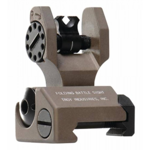 Troy Ind SSIGDOARFFT00 Dioptic BattleSight Rear Sight AR Platform Folding Aluminum/Steel Flat Dark Earth