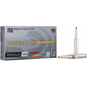 FEDERAL 7mm Backcountry Barnes Lrx Copper 168gr 3150fps 20 Per Box