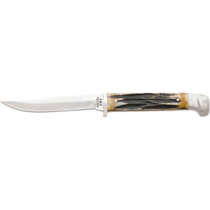BEAR & SON INDIA STAG BIRD & TROUT 3 W/LEATHER SHEATH USA