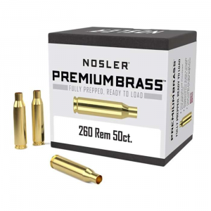 Nosler 11354   260 Rem Rifle Brass 50 Per Box