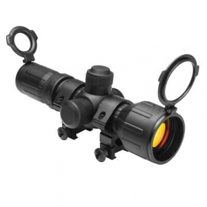 NCStar SEECR3942R Compact Tactical3-9x 42mm Obj 37.7-12.5 ft @ 100 yds FOV 30mm Tube Black Finish Illuminated P4 Sniper