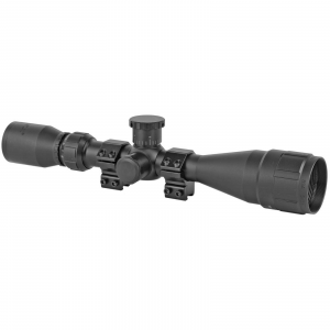 BSA 22412X40AO Sweet 22 4-12x 40mm AO Obj 40-10 ft @ 100 yds FOV 1 Tube Matte Black Finish 30/30 Duplex