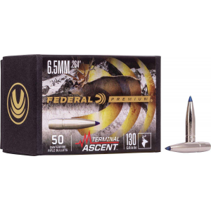 Federal PB264TA1 Terminal Ascent  6.5mm .264 130 gr Terminal Ascent 50 Per Box
