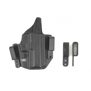 LAG TACTICAL INC 4007 Defender Inside-Outisde-The-Waistband Holster S&W Shield Kydex Black