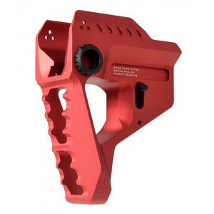 Strike VIPERPITRED Pit Viper Stock  Red Aluminum AR Platforms