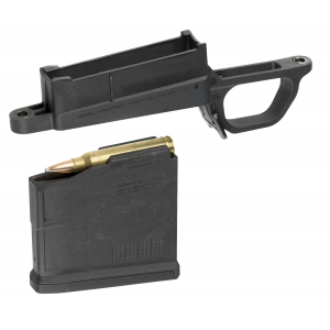 Magpul MAG569-BLK Bolt Action Magazine Well 700L Magnum Hunter 700L Magazine Well Polymer Melonite Ambidextrous