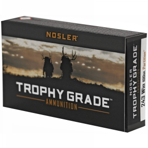 NOSLER Trophy Grade 243 Winchester 100 Gr Partition 20rd Box
