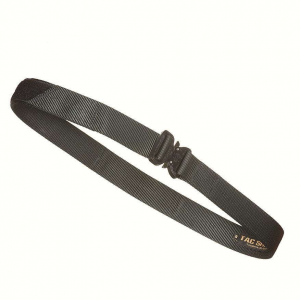 TACSHIELD (MILITARY PROD) T303-LGBK Tactical Gun Belt with Cobra Buckle 38-42 Webbing Black Large 1.75 Wide