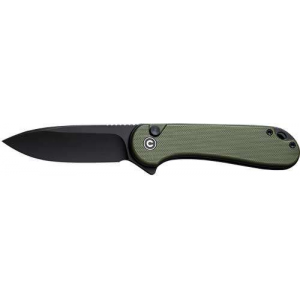 CIVIVI KNIFE ELEMENTUM II 2.96  OD GREEN G10/BLK STONEWASH