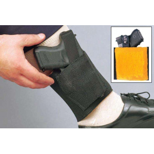 Desantis Gunhide 062BASAZ0 Apache  Ankle Colt Government 380 Elastic Black
