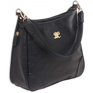 Bulldog BDP010 Hobo Purse w/Holster Black Leather Small Autos, Revolvers Ambidextrous Hand