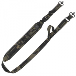Grovtec US Inc GTSL326 QS 2-Point Sentinel Sling with Push Button Swivels Adjustable MultiCam Black for Rifle/Shotgun