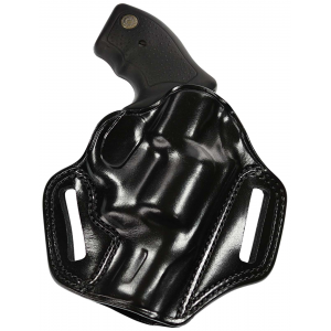 Galco CM270B Combat Master OWB Black Leather Belt Slide Fits Browning Hi-Power/Springfield SA-35/Girsan MC P35/Match Right Hand