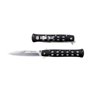 Cold Steel 26SP Ti-Lite  4 Spear Point Plain AUS 8A Steel FRN Black Handle Folding