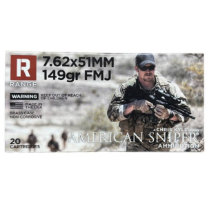 American Sniper Brass Centerfire FMJ Ammo