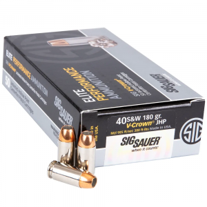 Sig Sauer Elite V-Crown JHP Ammo