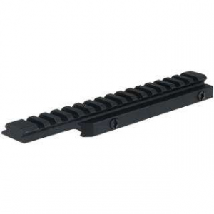 Weaver Mounts 99673 Flat Top Riser Rail  AR-15, M16 Black Hardcoat Anodized
