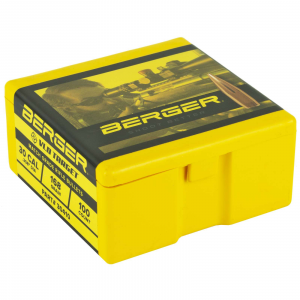 Berger Bullets 30410 Target  30 Cal .308 168 gr Secant Very Low Drag 100 Per Box