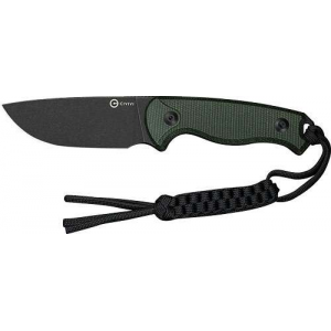 CIVIVI KNIFE TIMBERBARK 3.2 FIXED GREEN MICARTA/BLK STNWSH
