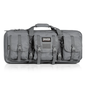 Savior Equipment American Classic Shorty Double Rifle Bag- 32 SW Gray