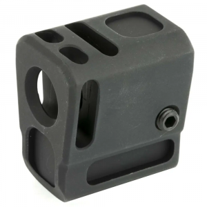 Samson S&W M&P Shield Pocket Compensator 9mm Luger 7075 T6 Aluminum Black Hardcoat Anodized 1/2x28 Threads